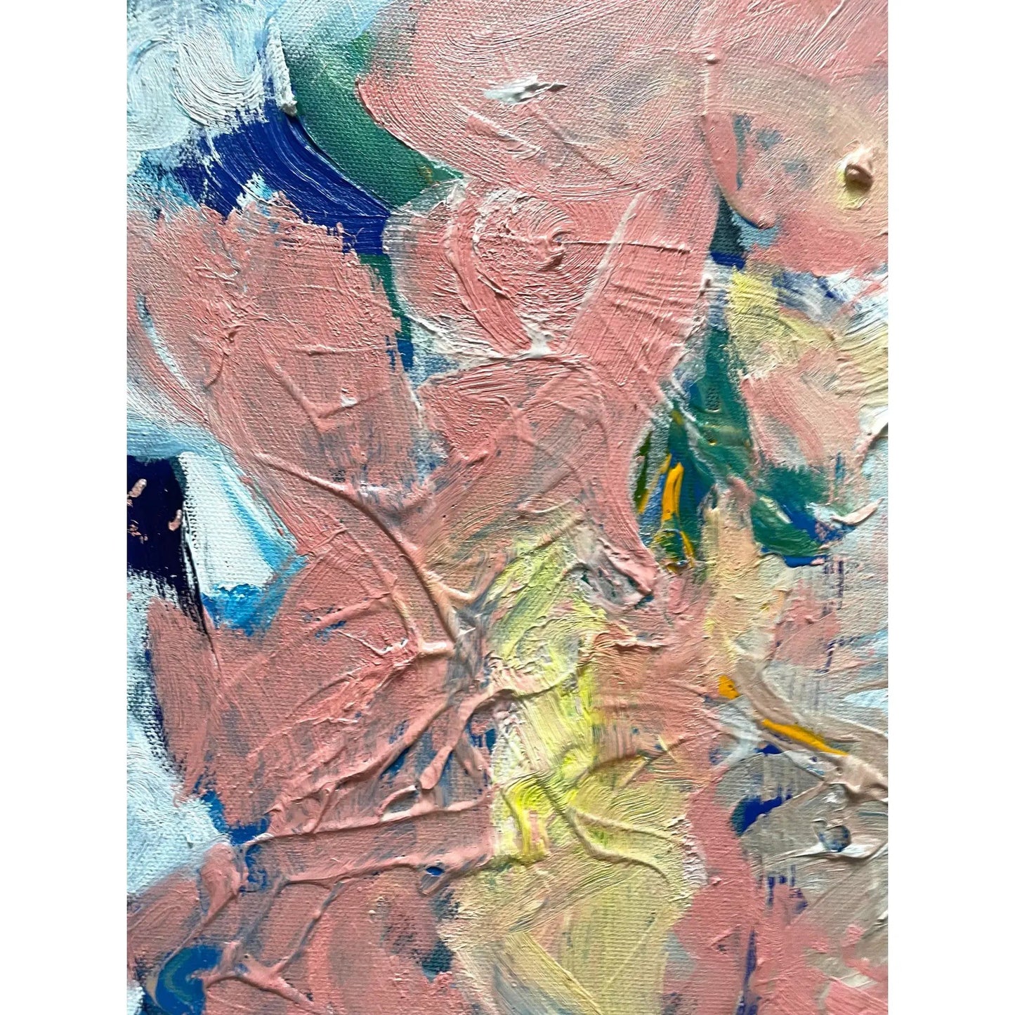 Matthew Izzo Oil Painting on Canvas, Titled Listening