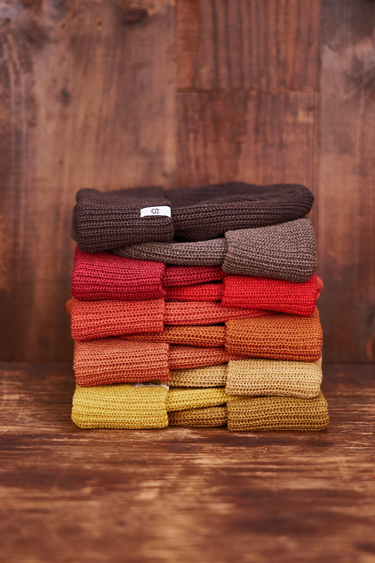 Upstate Stock - Gorro de lana Earth de algodón reciclado