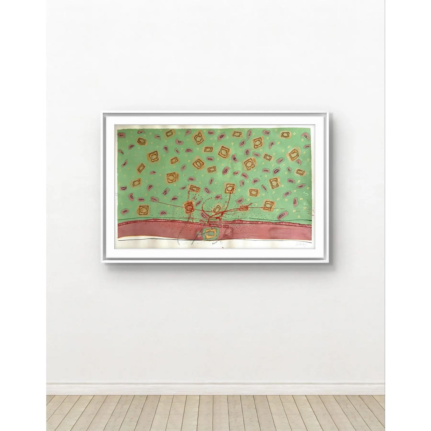 Barbara Beck 2003 Painting on Paper - Signed/Dated