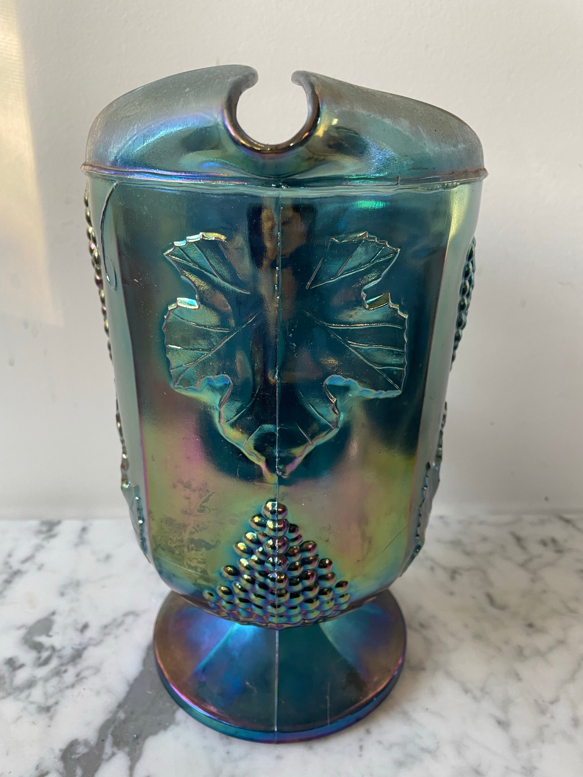 Vintage Indiana Carnival Glass Pitcher