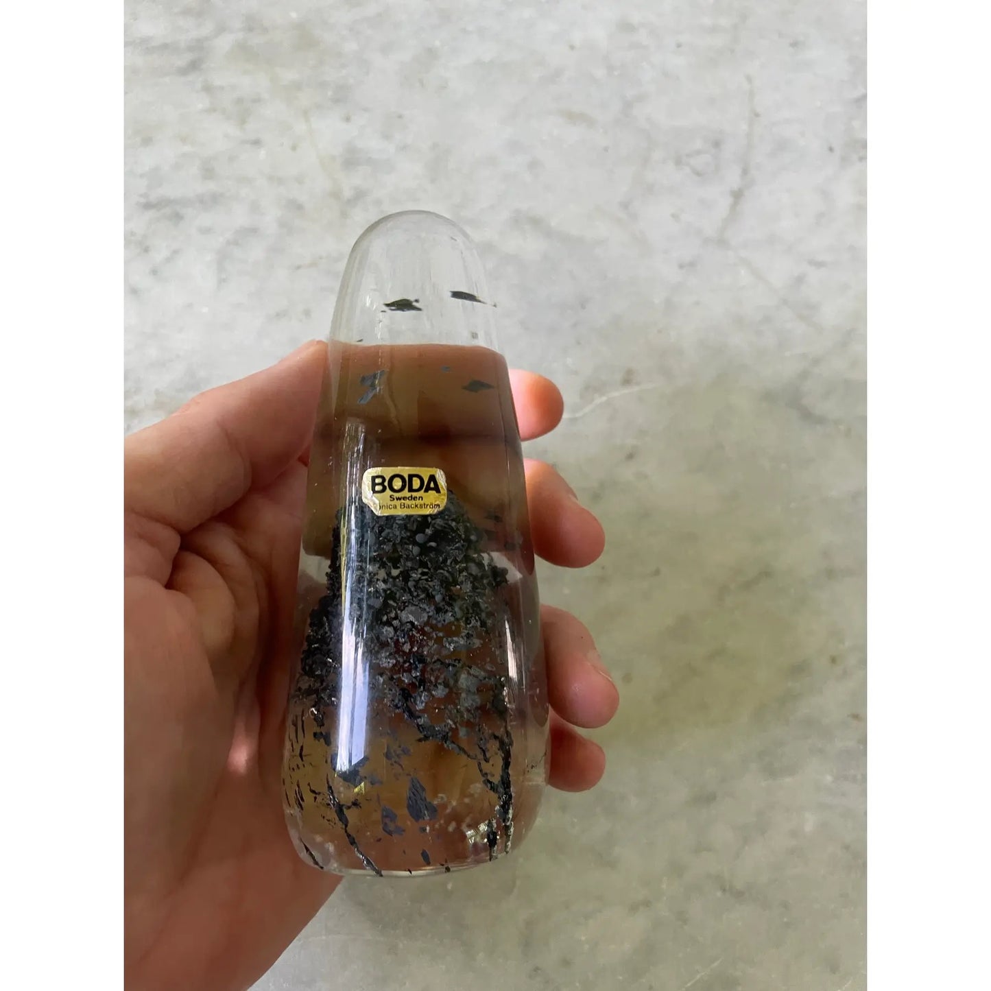Vintage Boda Art Glass Hand Signed
