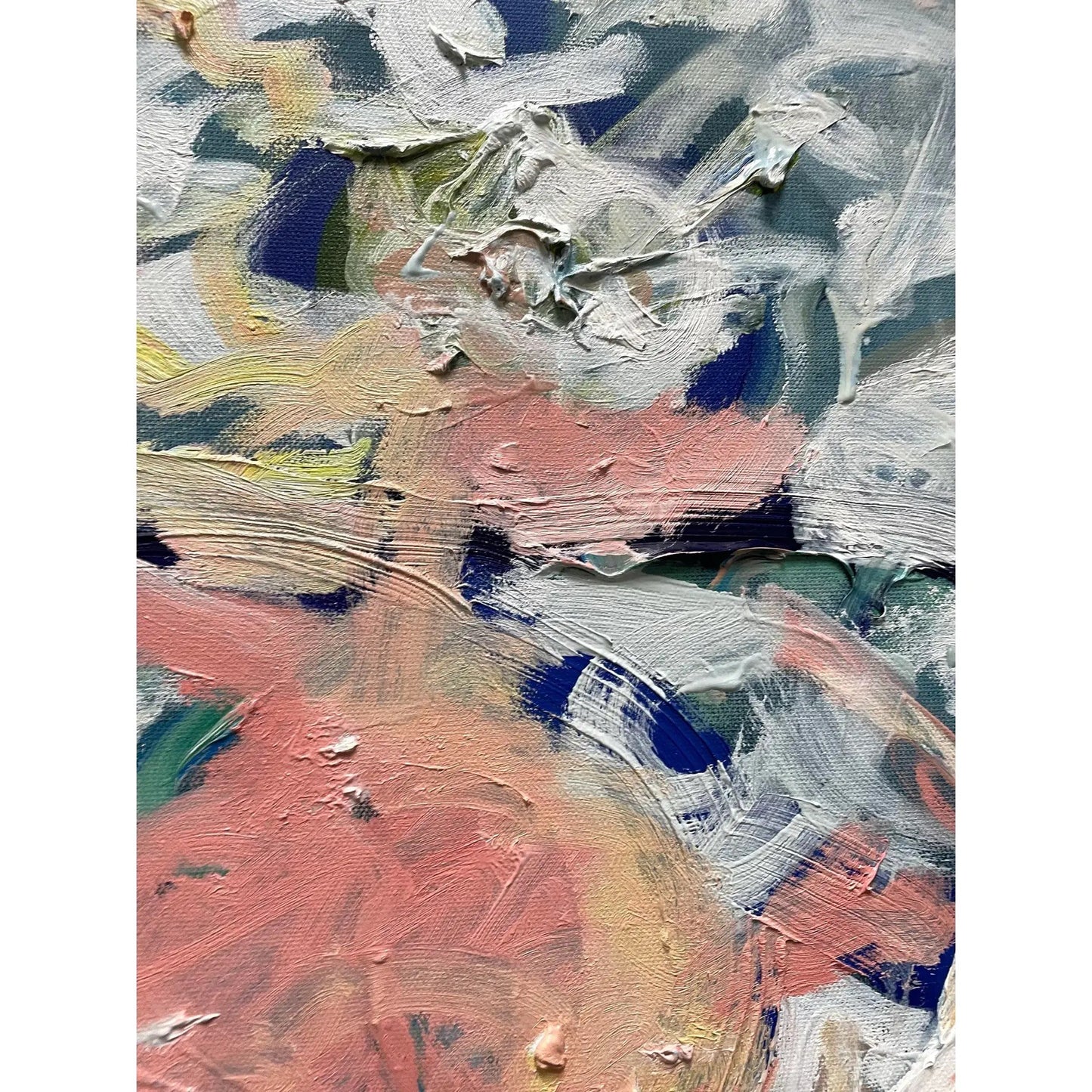 Matthew Izzo Oil Painting on Canvas, Titled Listening