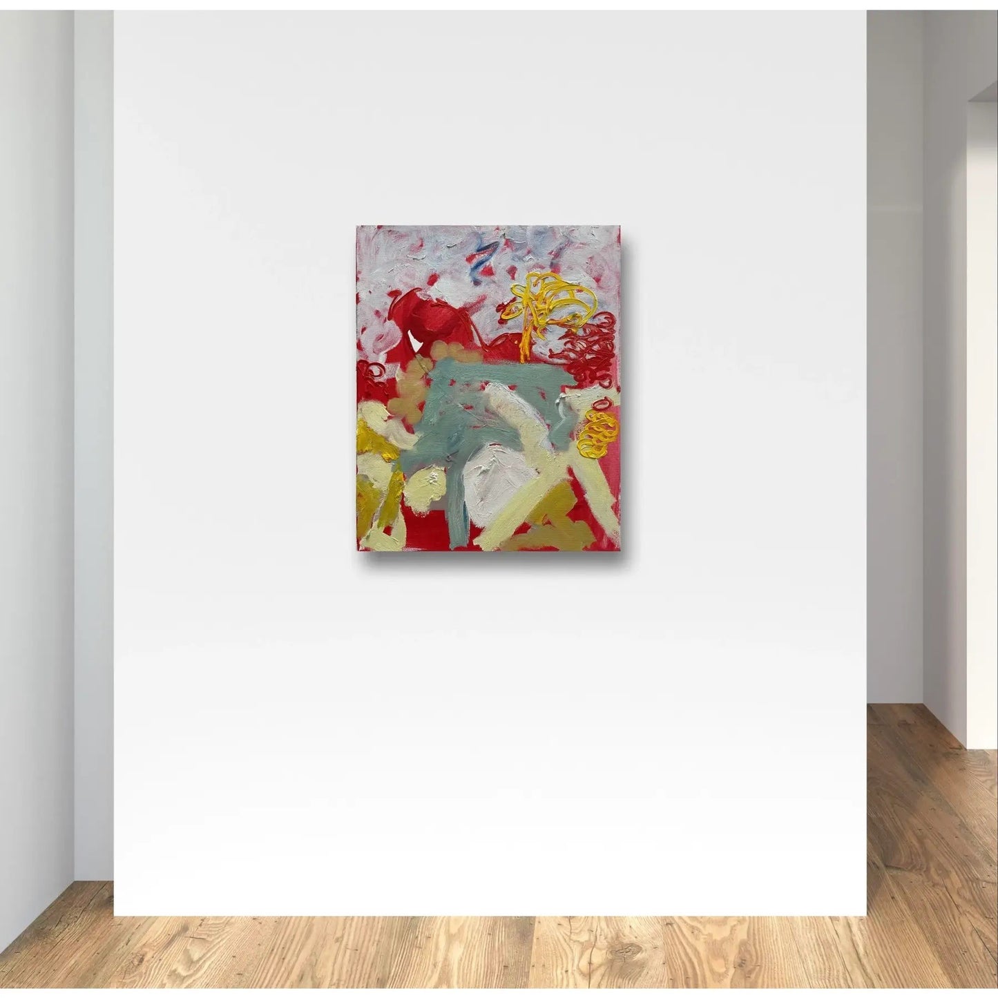 Matthew Izzo Abstract Oil Painting on Canvas 16" X 20"