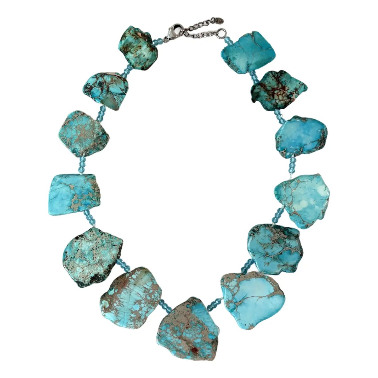 Vintage Turquoise Jasper Beaded Necklace