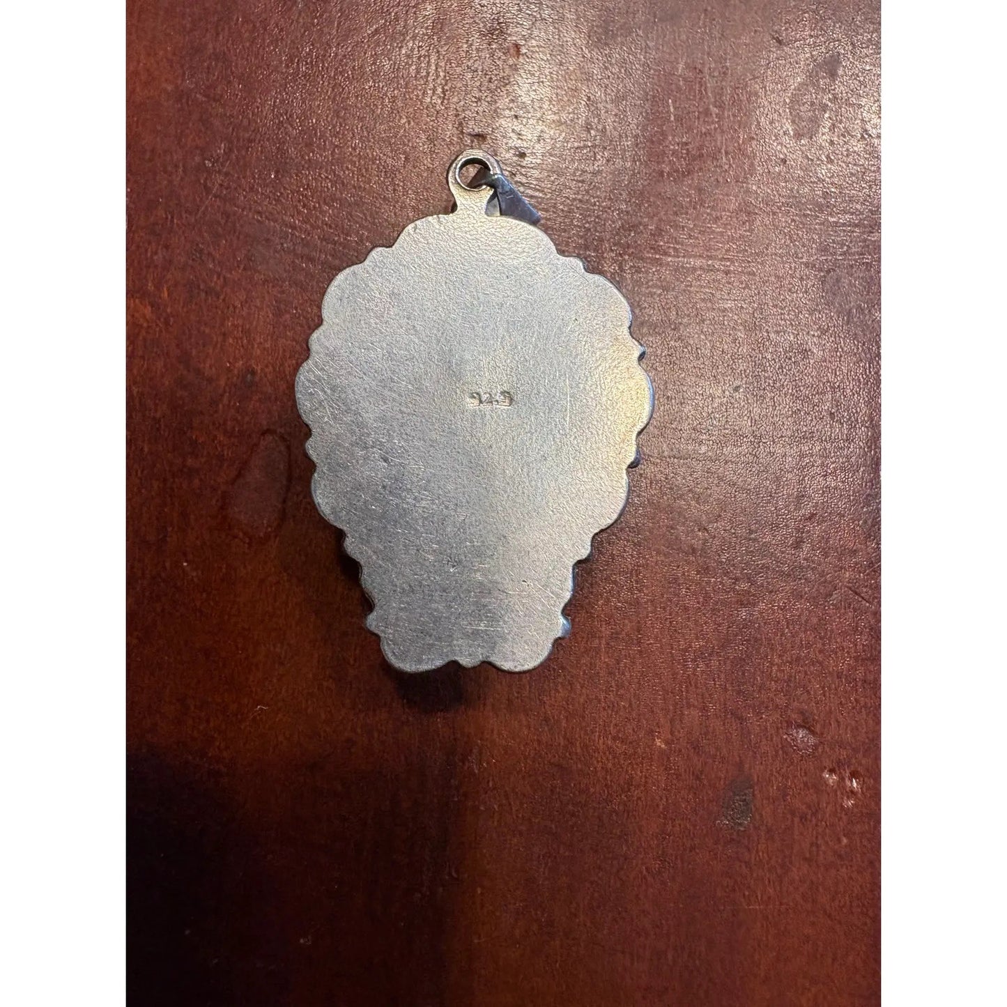 Sterling Silver Blue Labradorite Pendant - Stamped 925