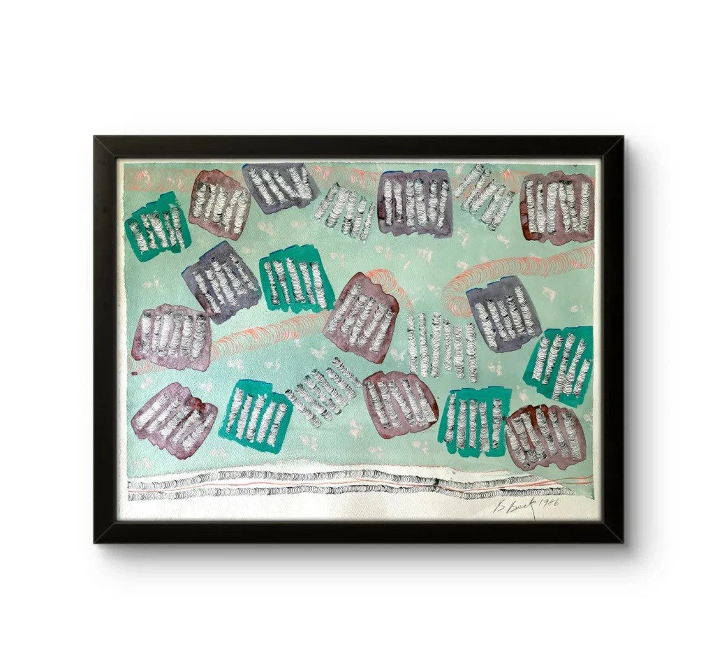 Barbara Beck 1986 Painting on Paper