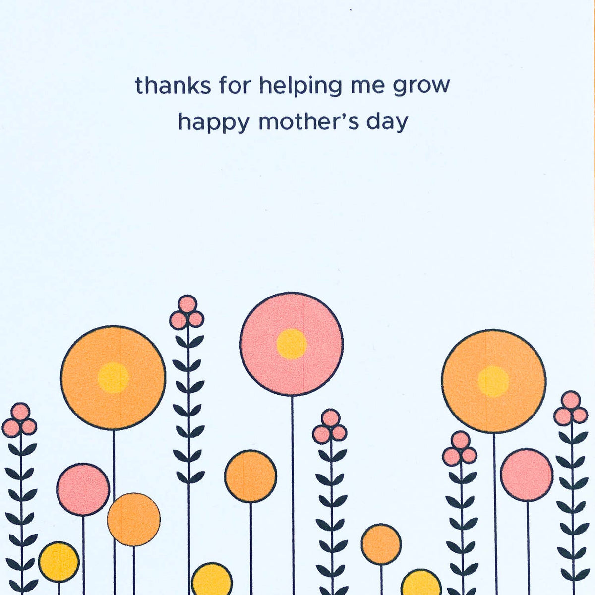 AQBF - Poppies Mom - Letterpress Mother's Day Card