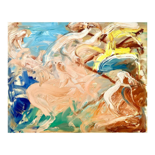 Abstract Oil Painting on Canvas by Matthew Izzo