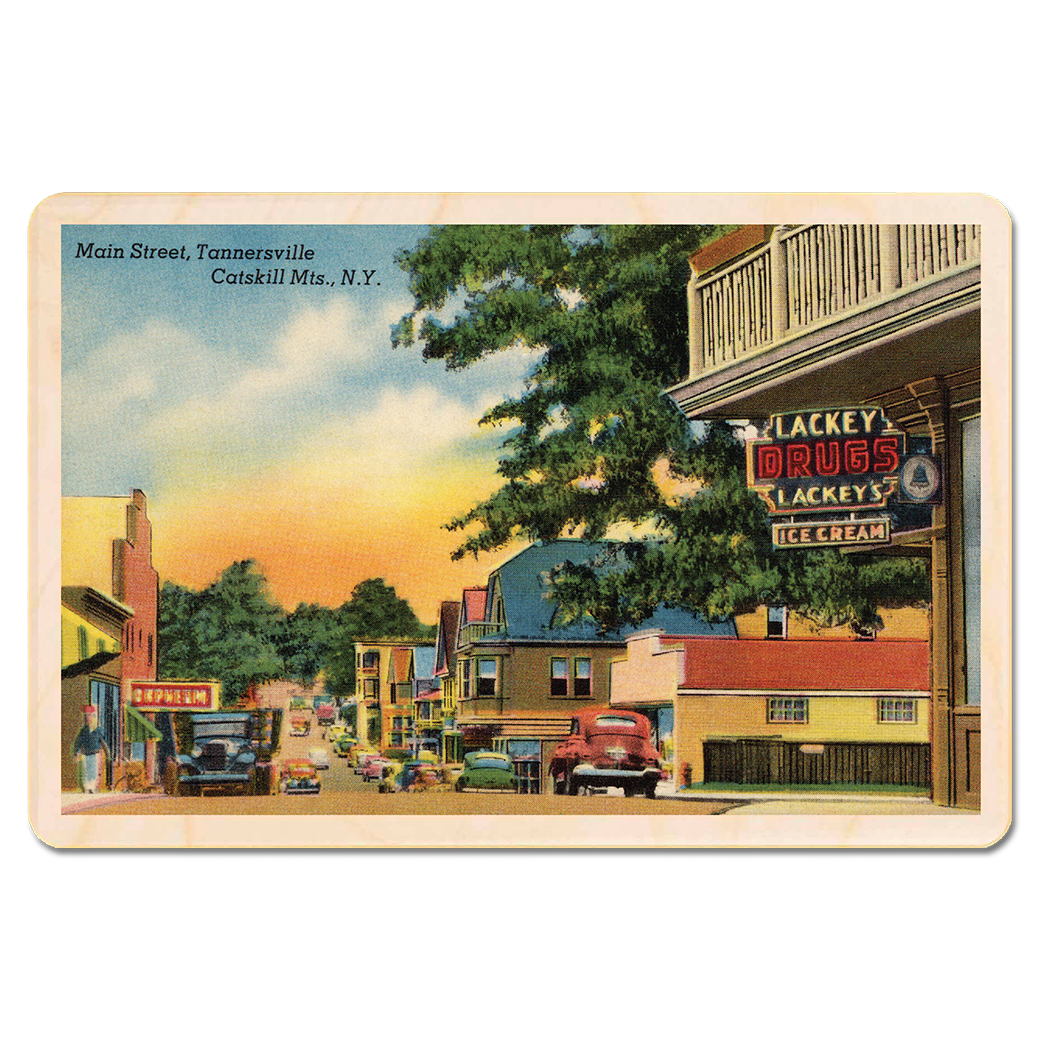 Postales de madera a medida de Catskills