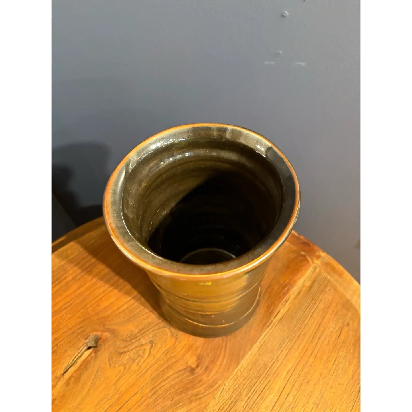 Barbara Beck Handmade Clay Vase - Initialed