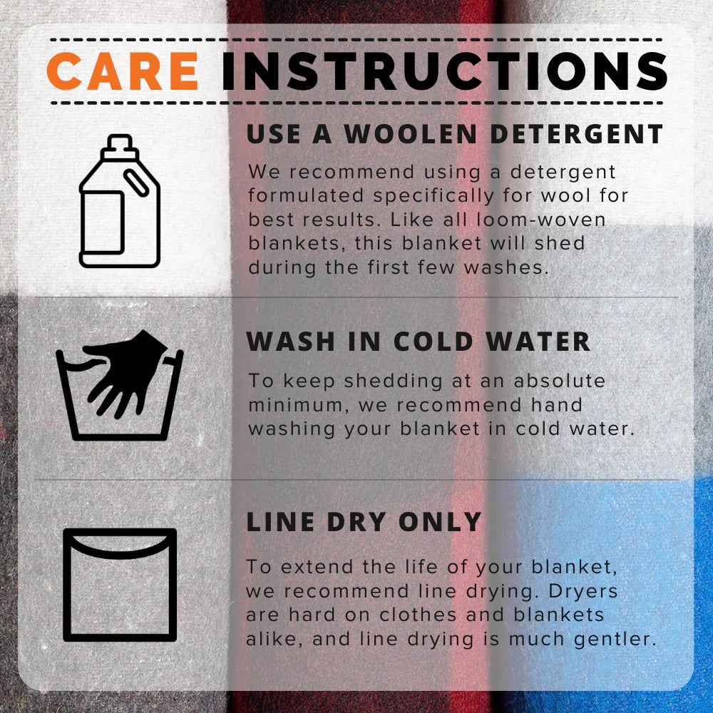 Manta de lana Catskills - Roca Sunset