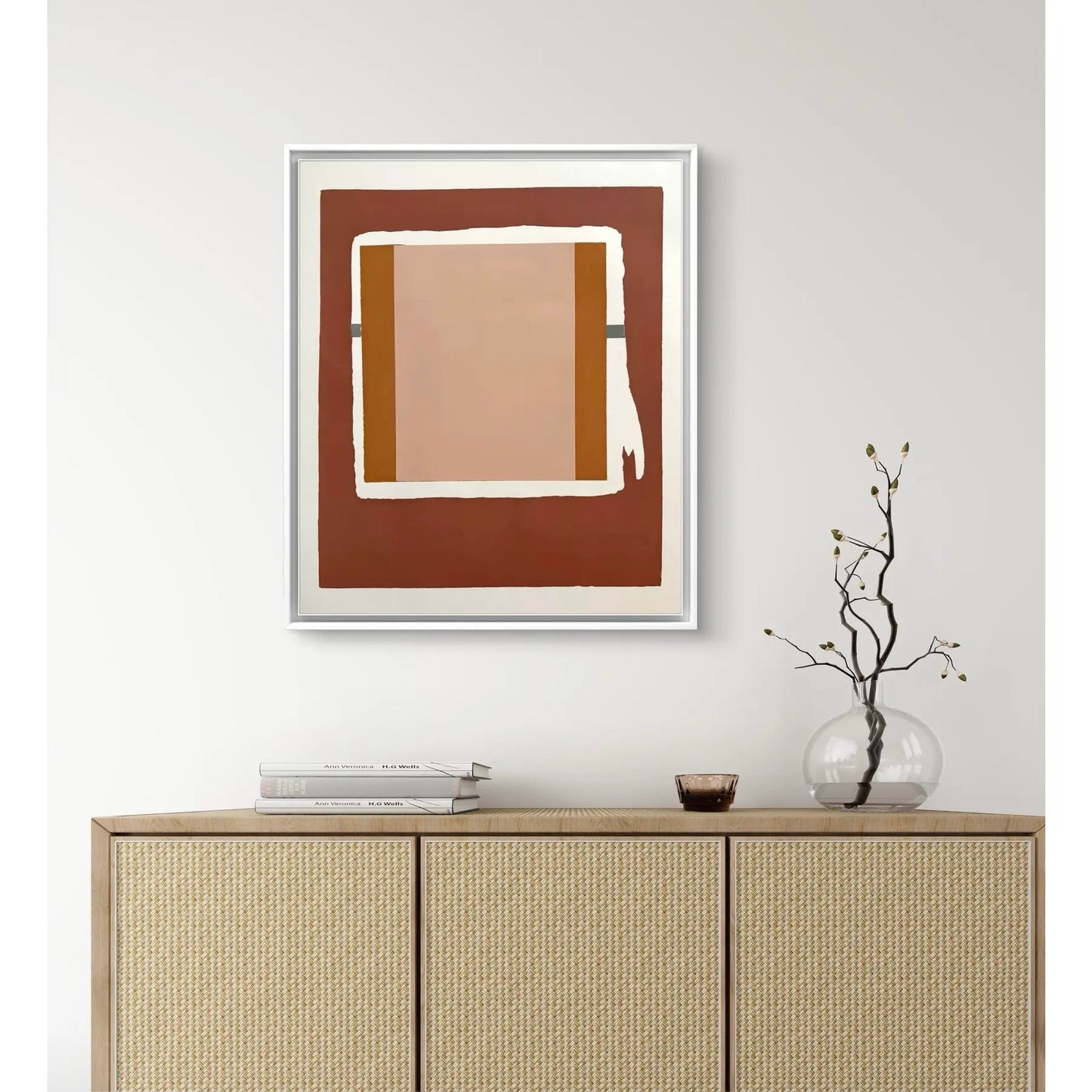 Barbara Beck 1971 Silkscreen Print on Paper, Framed
