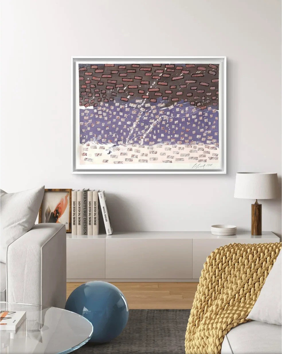 Barbara Beck 1988 Pintura abstracta sobre papel