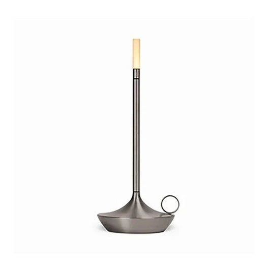 B+F - Portable Candle Lantern: Silver