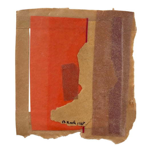 Barbara Beck 1968 Paper Collage - Signed/Dated