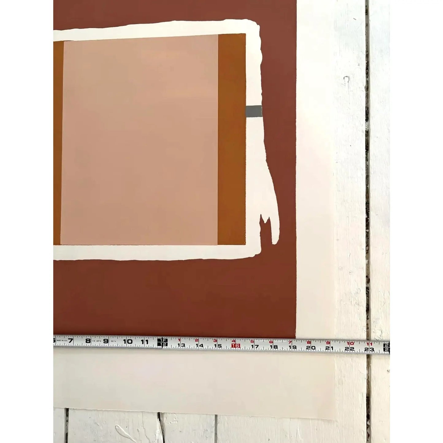 Barbara Beck 1971 Silkscreen Print on Paper, Framed