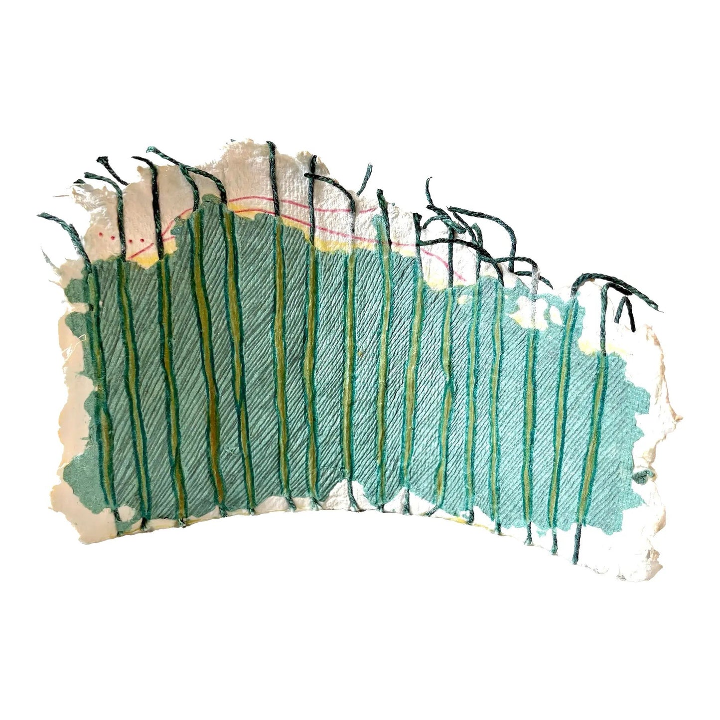 Barbara Beck Free Form Hand Shaped Handmade Paper Sculpture
