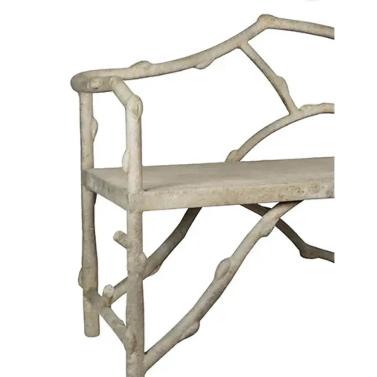 Metal Branch Garden Bench, By Matthew Izzo Home