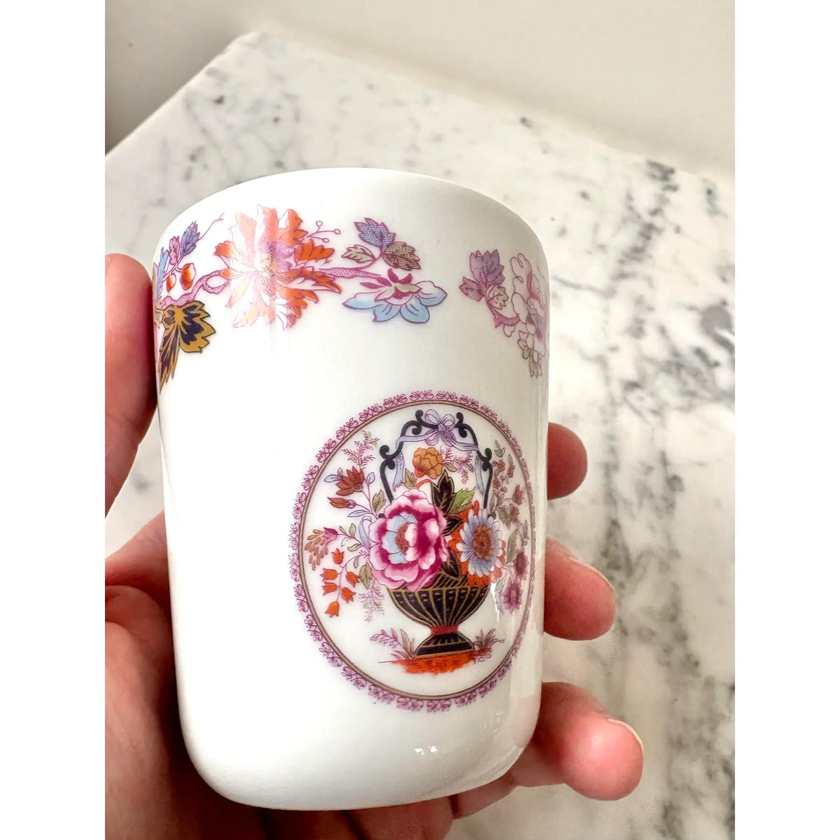 Limoges France Hand-painted Porcelain Cup